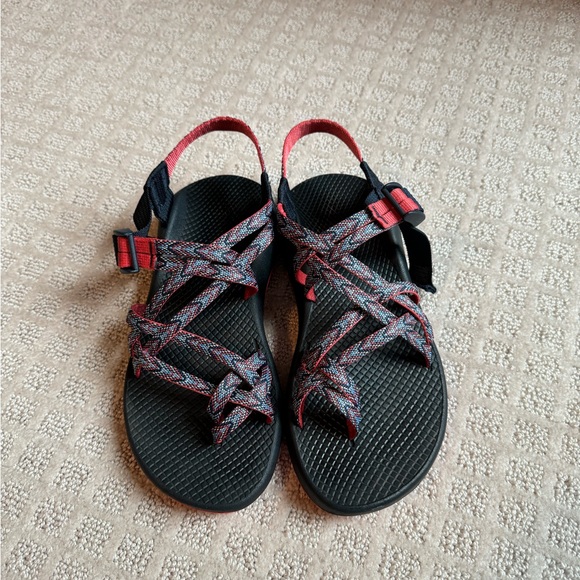 Chaco Z/2 Navy and Pink Adjustable Sandals - Picture 3 of 5